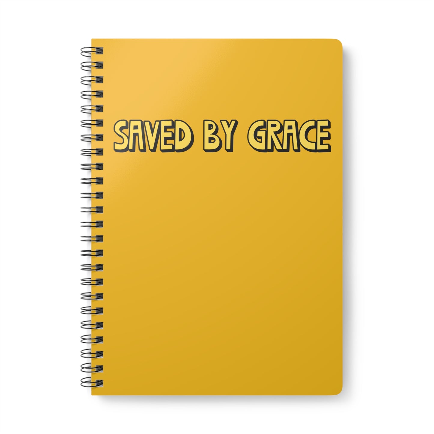 Saved By Grace Wirobound Softcover Notebook, A5