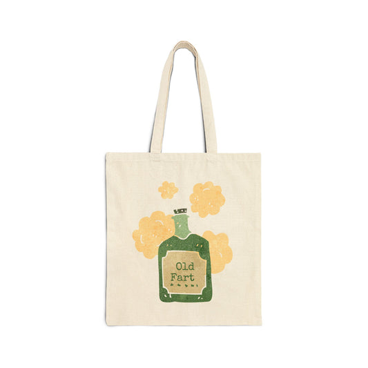 Old Fart (Jar) Cotton Canvas Tote Bag