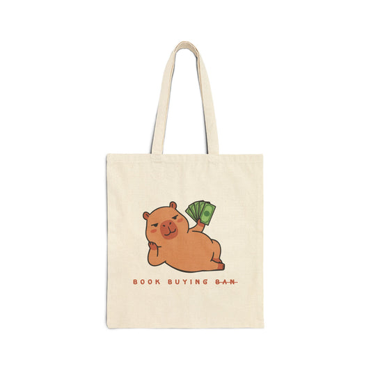 Book Buying Ban Cotton Canvas Tote Bag