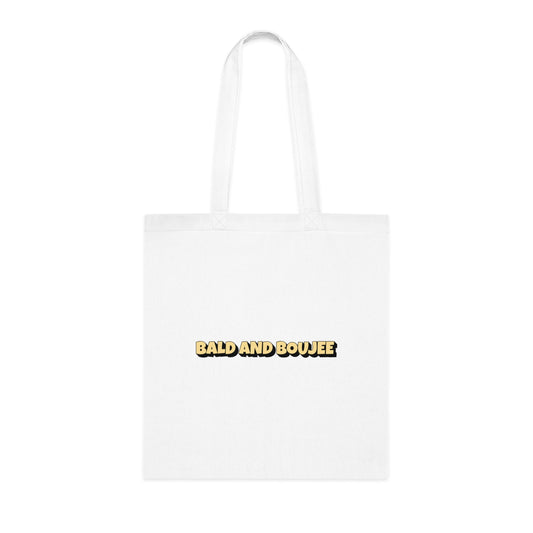 Bald And Boujee (Yellow) Cotton Tote