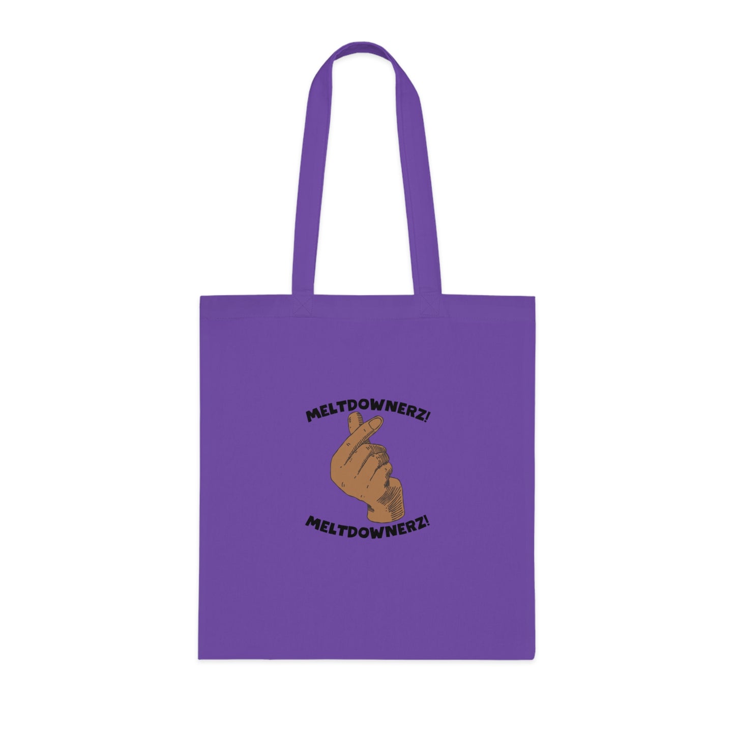 Meltdownerz Heart Curve Cotton Tote