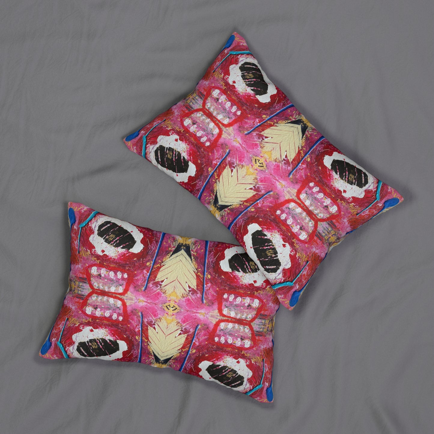 I Sore Spun Polyester Lumbar Pillow