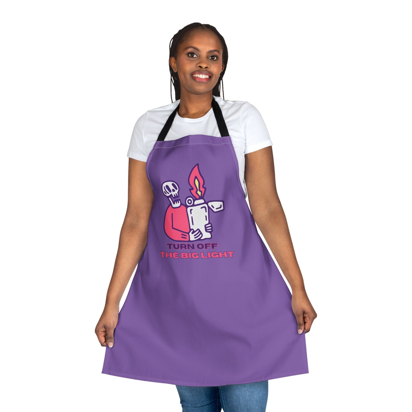 Turn Off The Big Light Apron, 5-Color Straps