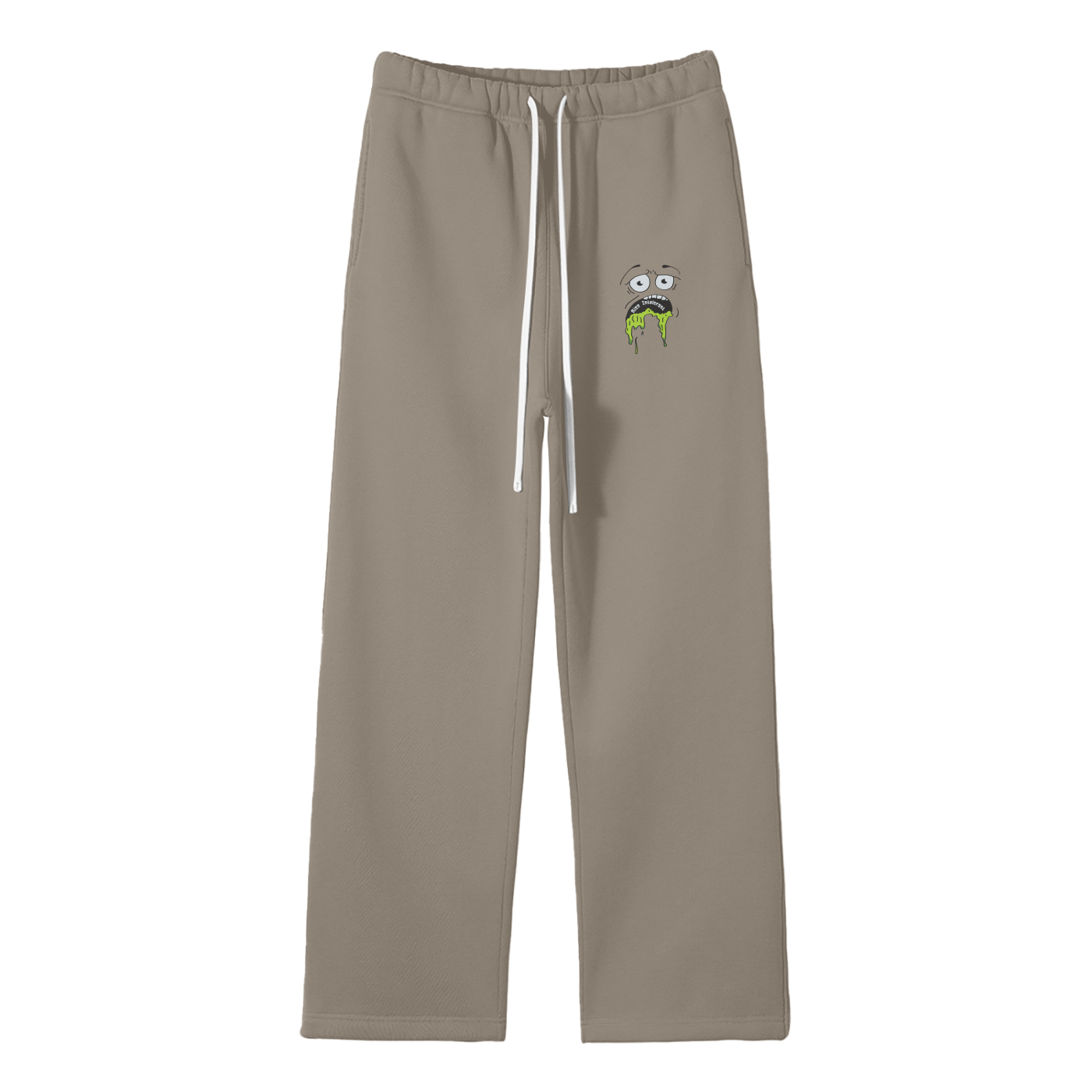 Rizz Intolerant Streetwear Fleece Straight Leg Pants