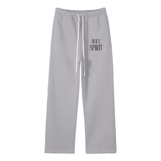 Holy Spirit Streetwear Fleece Straight Leg Pants