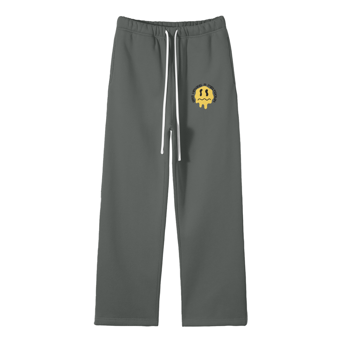 BRB Having A Meltdown Streetwear Fleece Straight Leg Pants