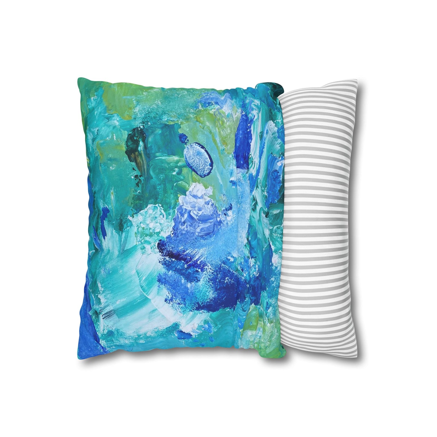 Sea Surchin Square Poly Canvas Pillowcase