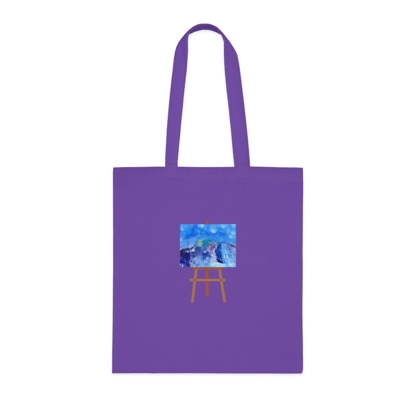 Jus' Peak (Easel) Cotton Tote