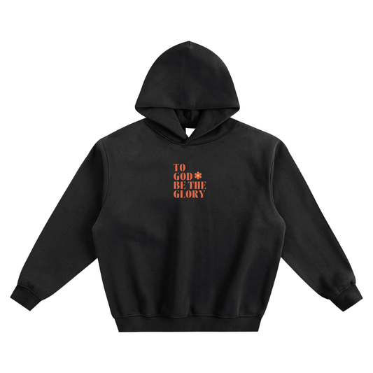 To God Be The Glory Fleeced Boxy Hoodie
