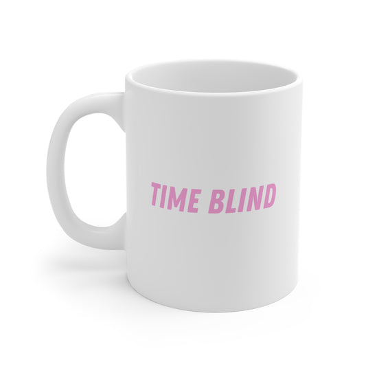 Time Blind 11oz White Mug