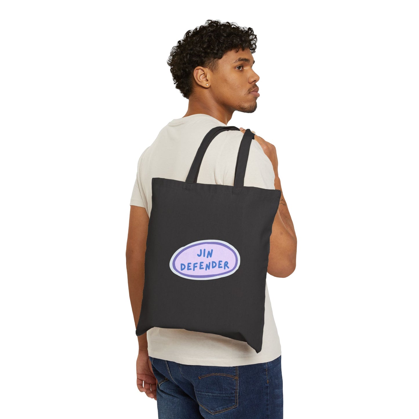 Jin Defender Cotton Canvas Tote Bag
