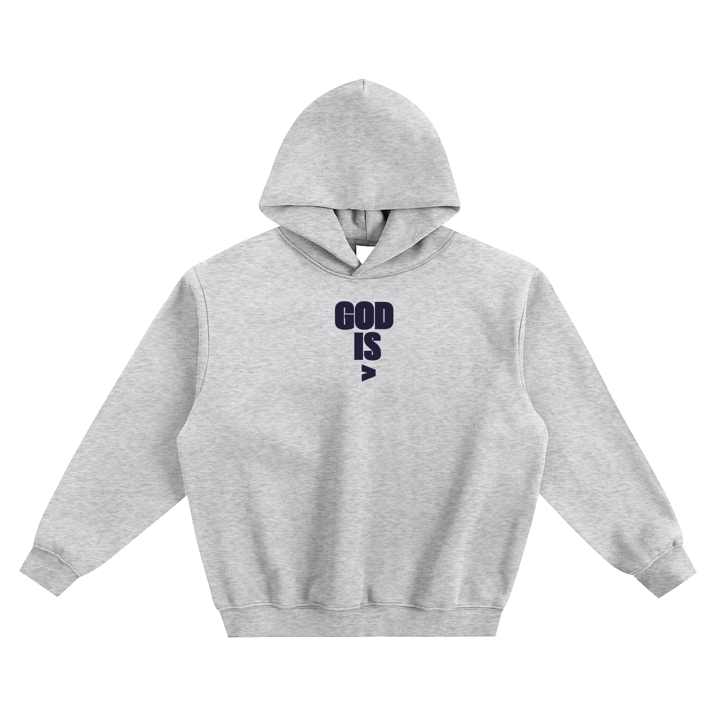 God Is Greater Fleeced Boxy Hoodie