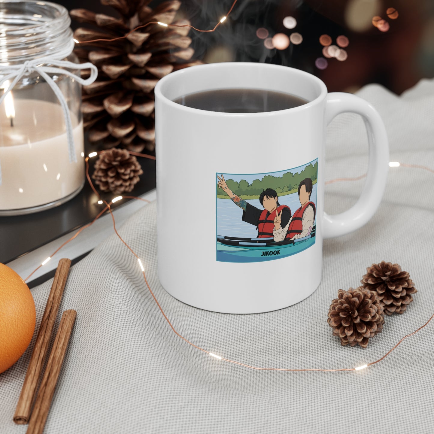 Jikook (Jimin & Jungkook Are You Sure) 11oz White Mug