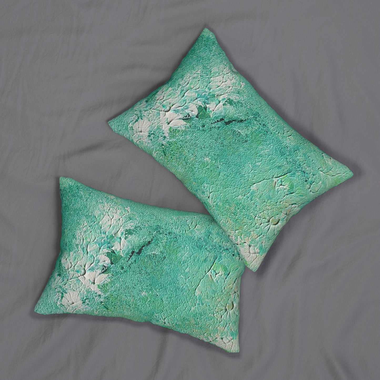 Chlorophyll Spun Polyester Lumbar Pillow