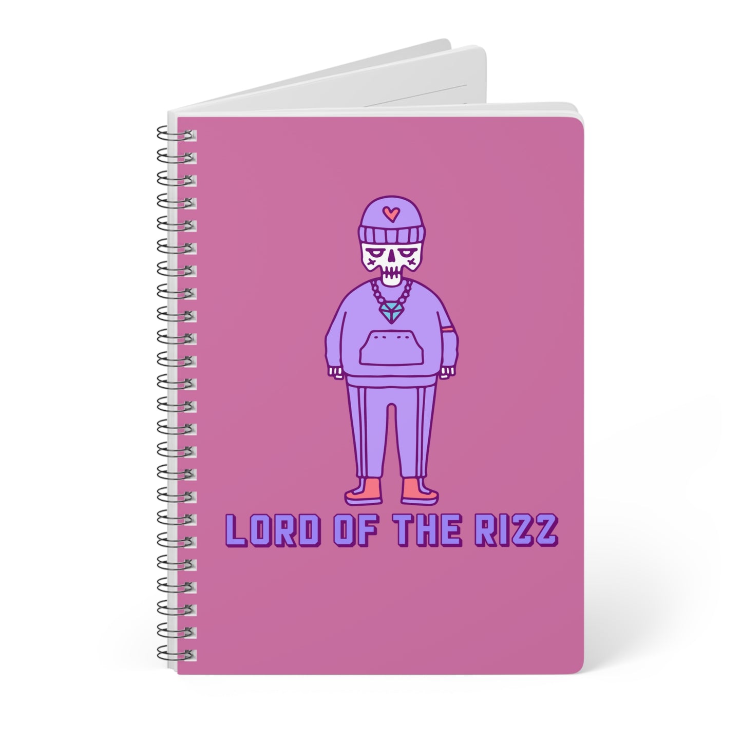 Lord Of The Rizz (1) Wirobound Softcover Notebook, A5