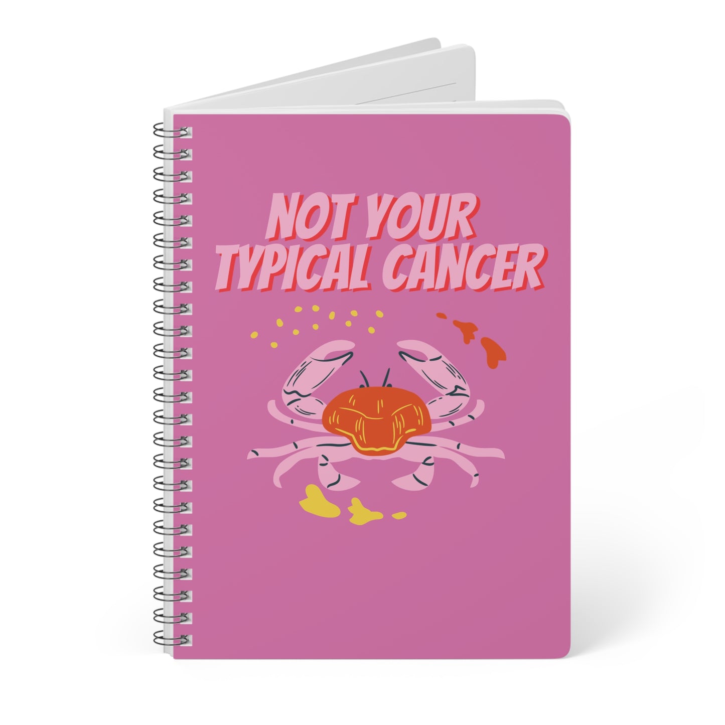 Not Your Typical Cancer Wirobound Softcover Notebook, A5