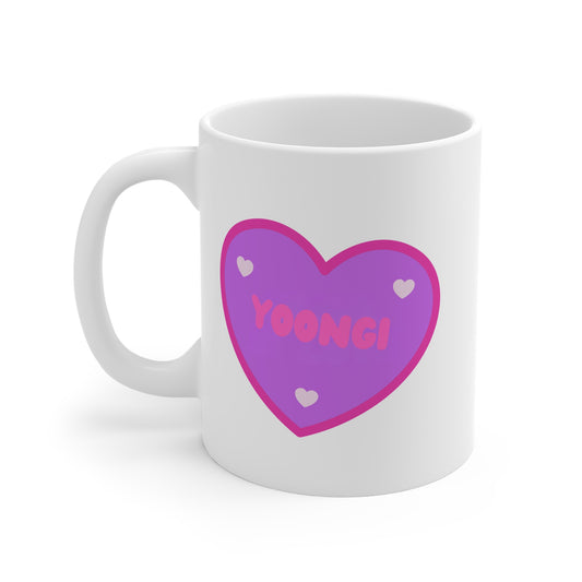 Yoongi 11oz White Mug