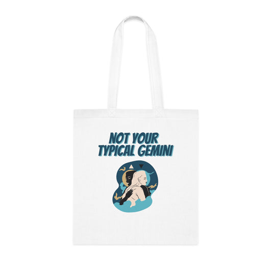 Not Your Typical Gemini Cotton Tote