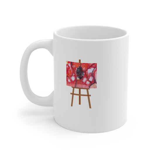 Creature Clause (Easel) 11oz White Mug
