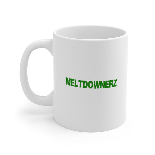 Meltdownerz (Green) 11oz White Mug