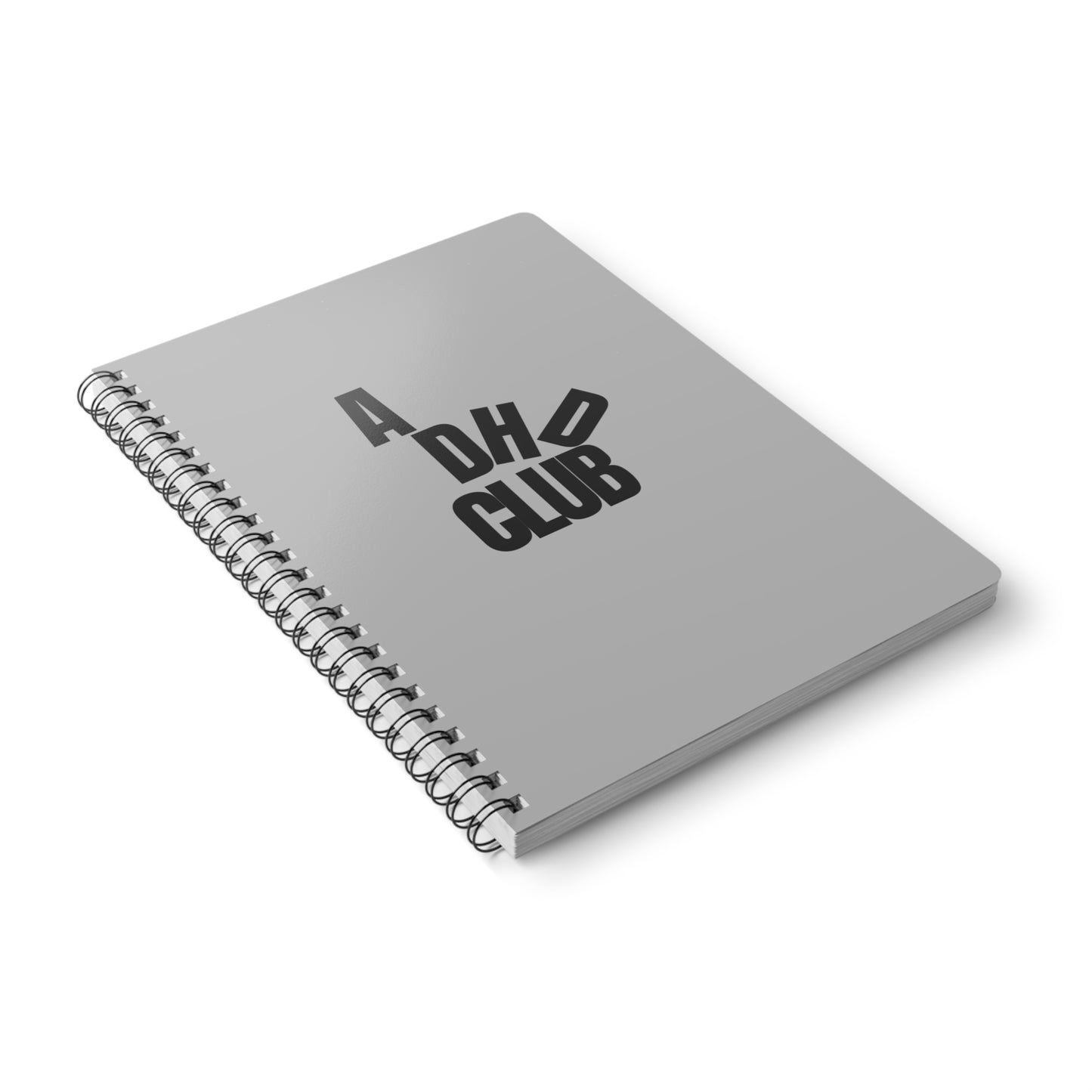 ADHD Club (1) Wirobound Softcover Notebook, A5