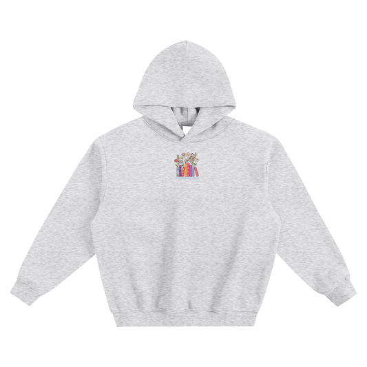 Ask Me What Romantasy I'm Reading (Plants) Fleeced Boxy Hoodie