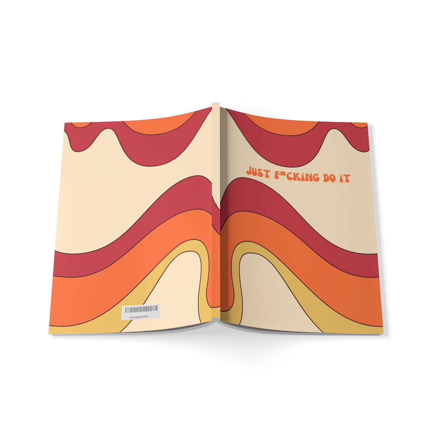 Just F*cking Do It (Retro) Diary, Softcover Notebook, A5
