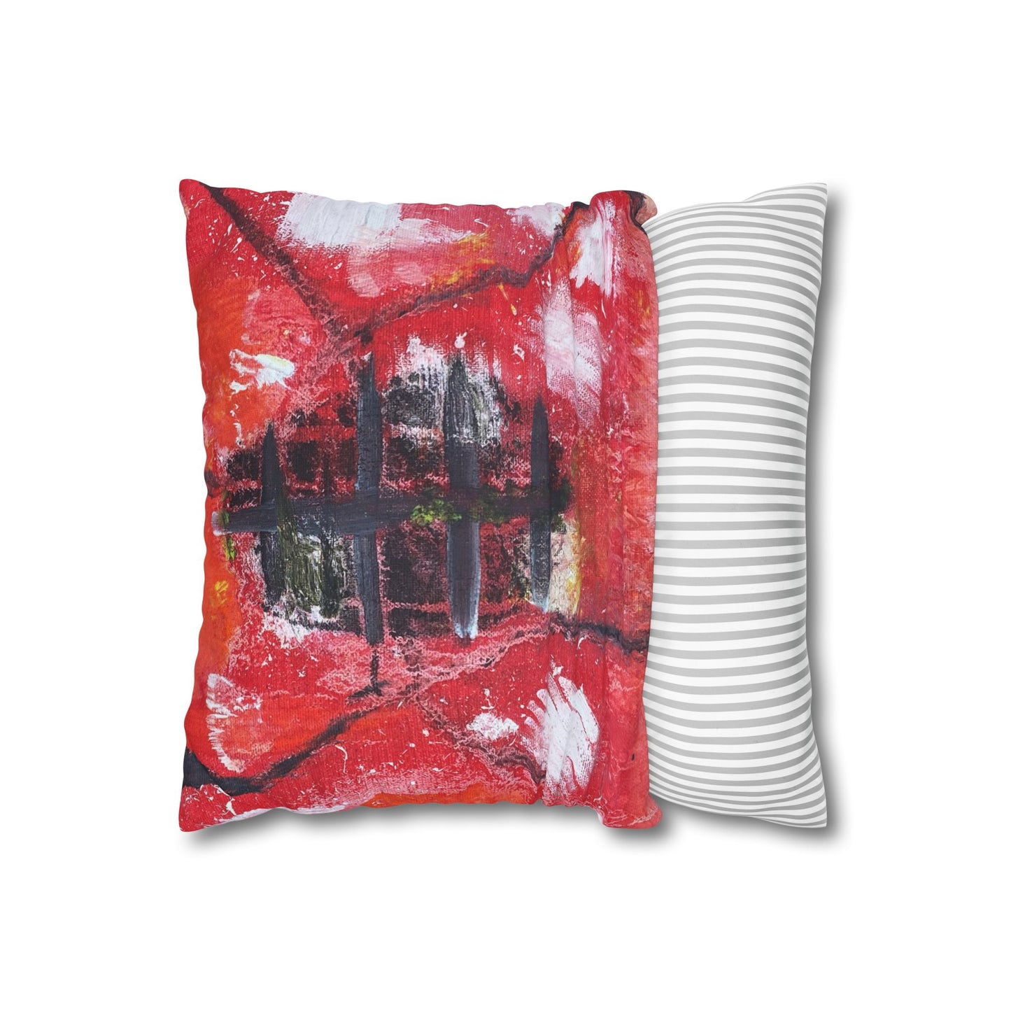 Creature Clause Square Poly Canvas Pillowcase