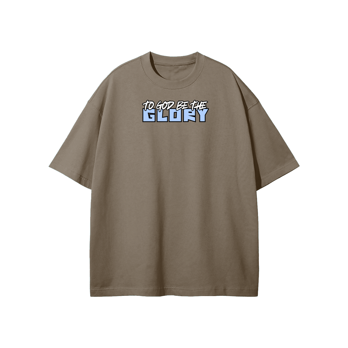 To God Be The Glory Streetwear Heavyweight Loose Fit T-Shirt