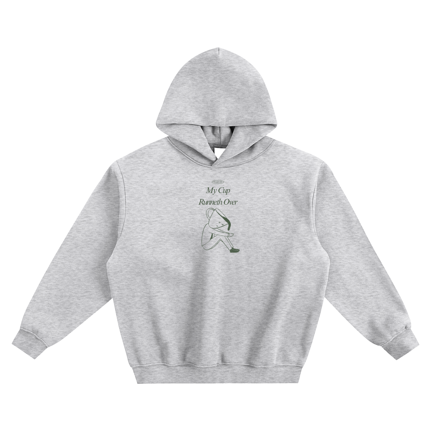 My Cup Runneth Over Fleeced Boxy Hoodie