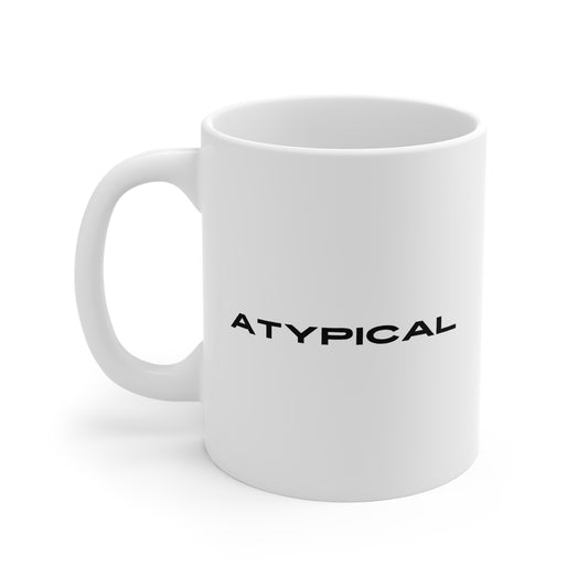Atypical 11oz White Mug