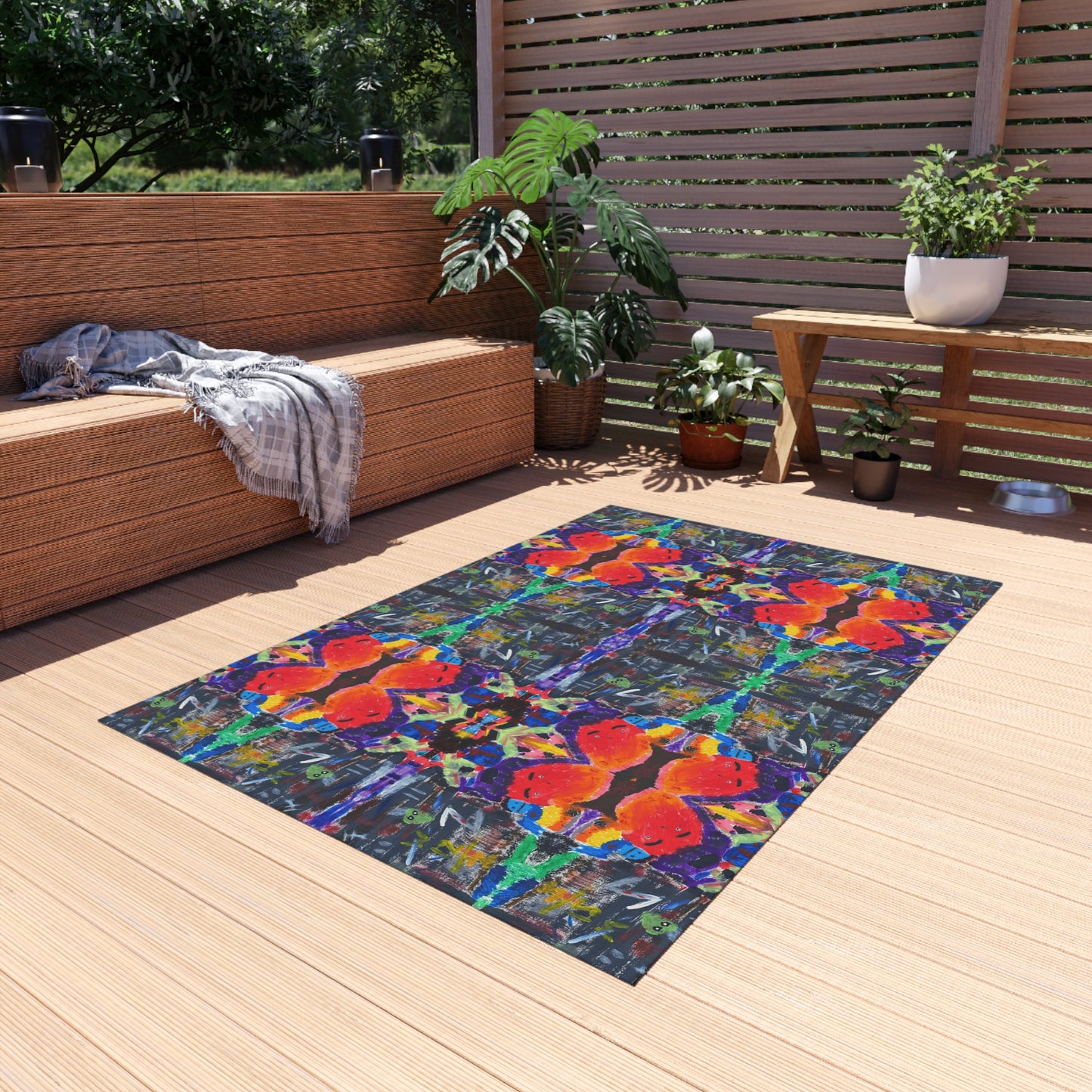 My Parents Are Aliens Outdoor Rug
