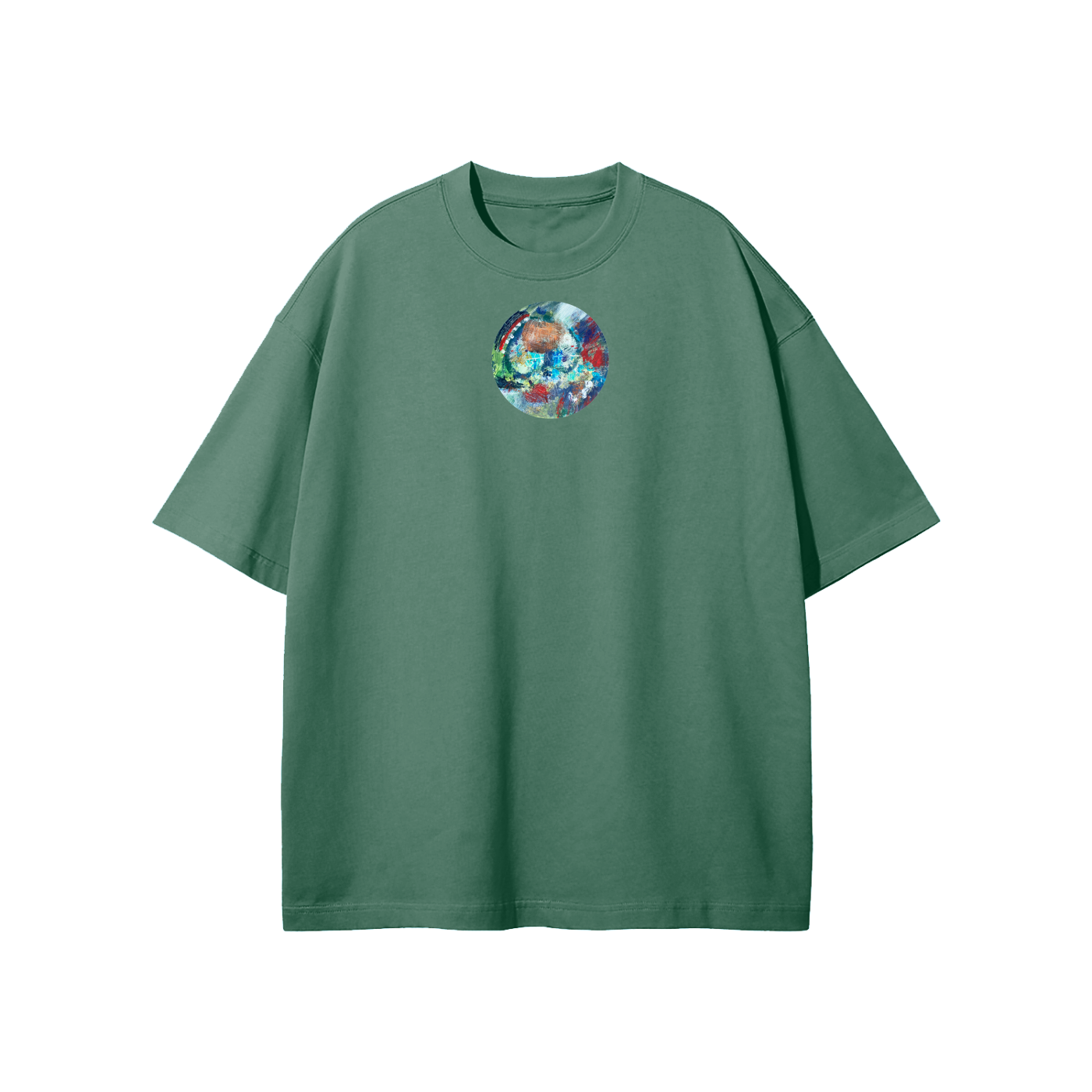 Ur Mouth Is A Gift (Circle) Streetwear Heavyweight Loose Fit T-Shirt