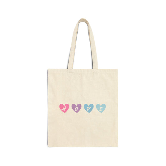 Hope Cotton Canvas Tote Bag