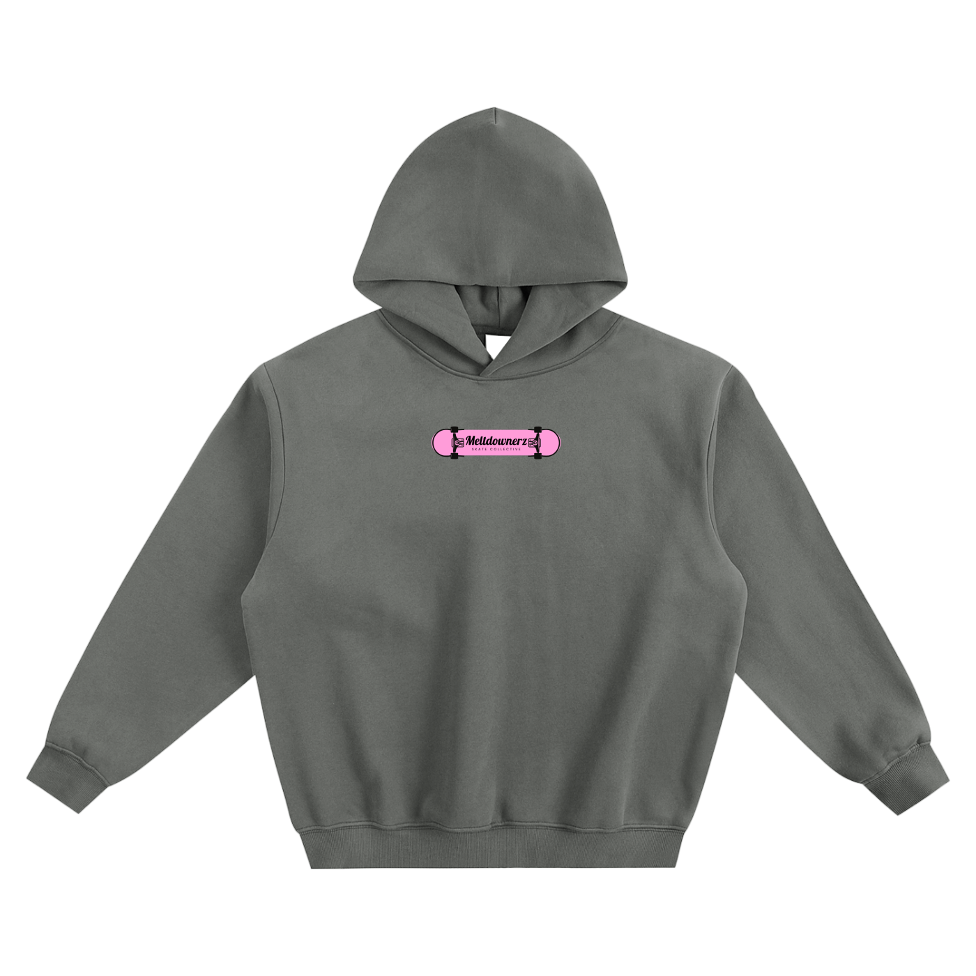 Meltdownerz Skate Collective Fleeced Boxy Hoodie