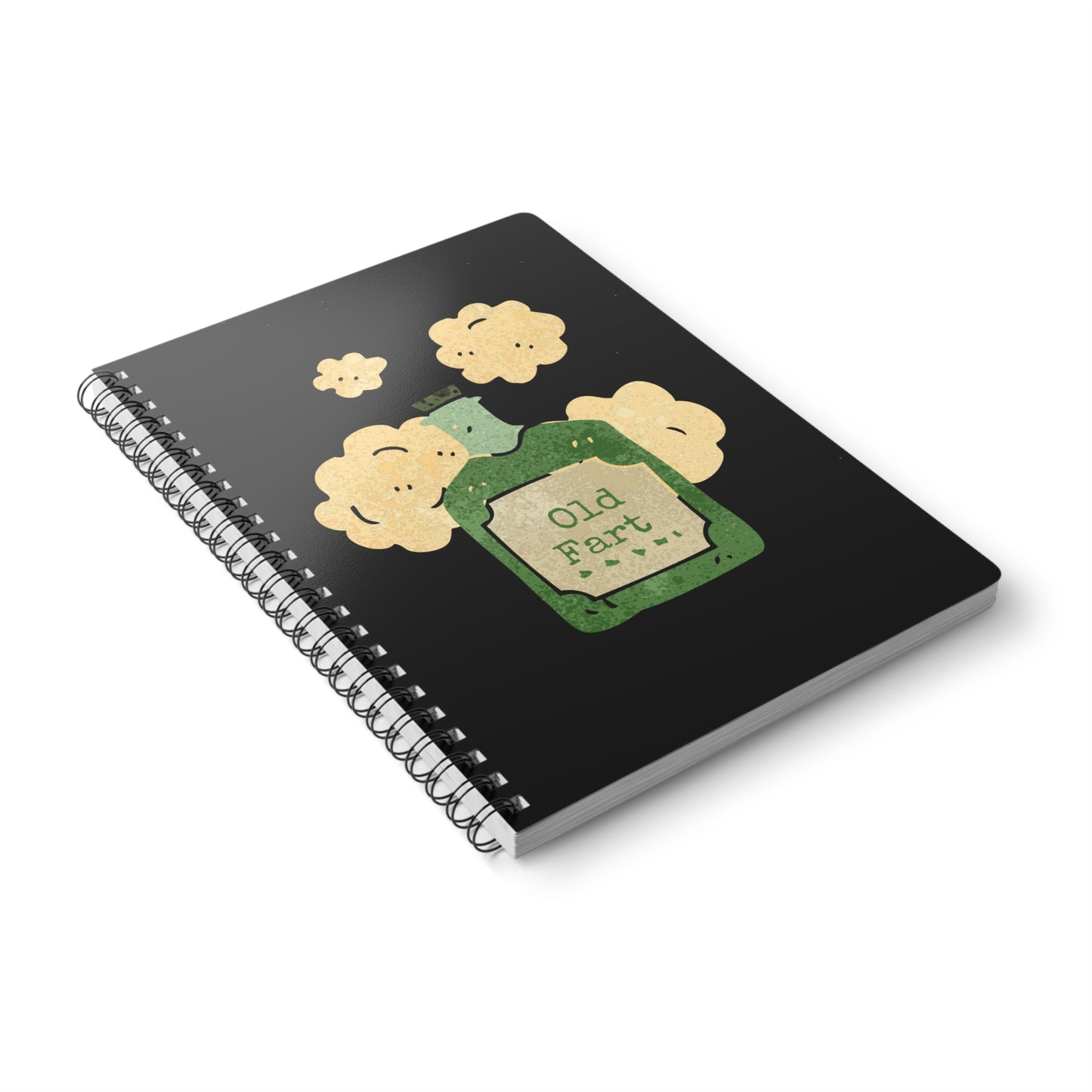 Old Fart Wirobound Softcover Notebook, A5