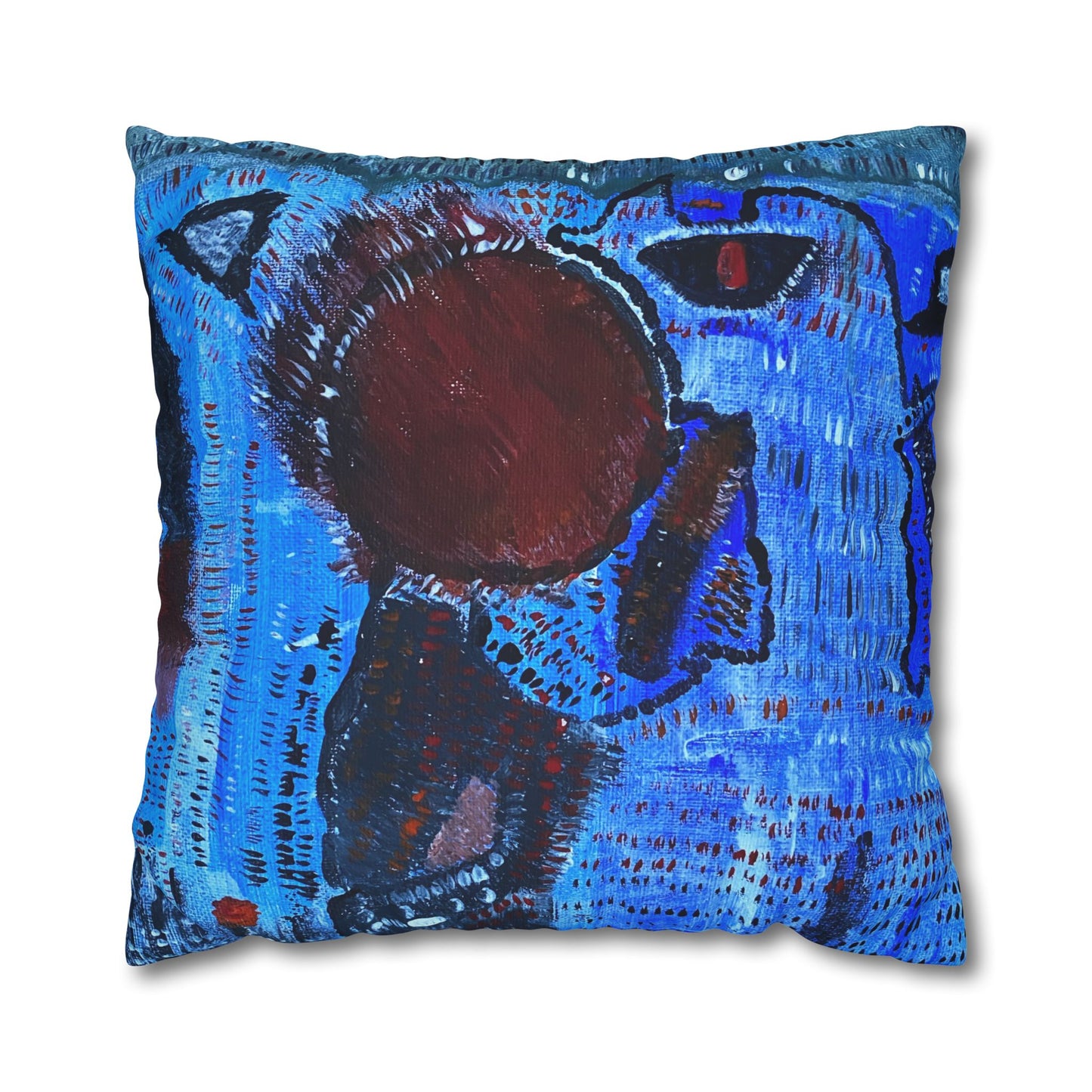 A Rats Tale Of New York Square Poly Canvas Pillowcase