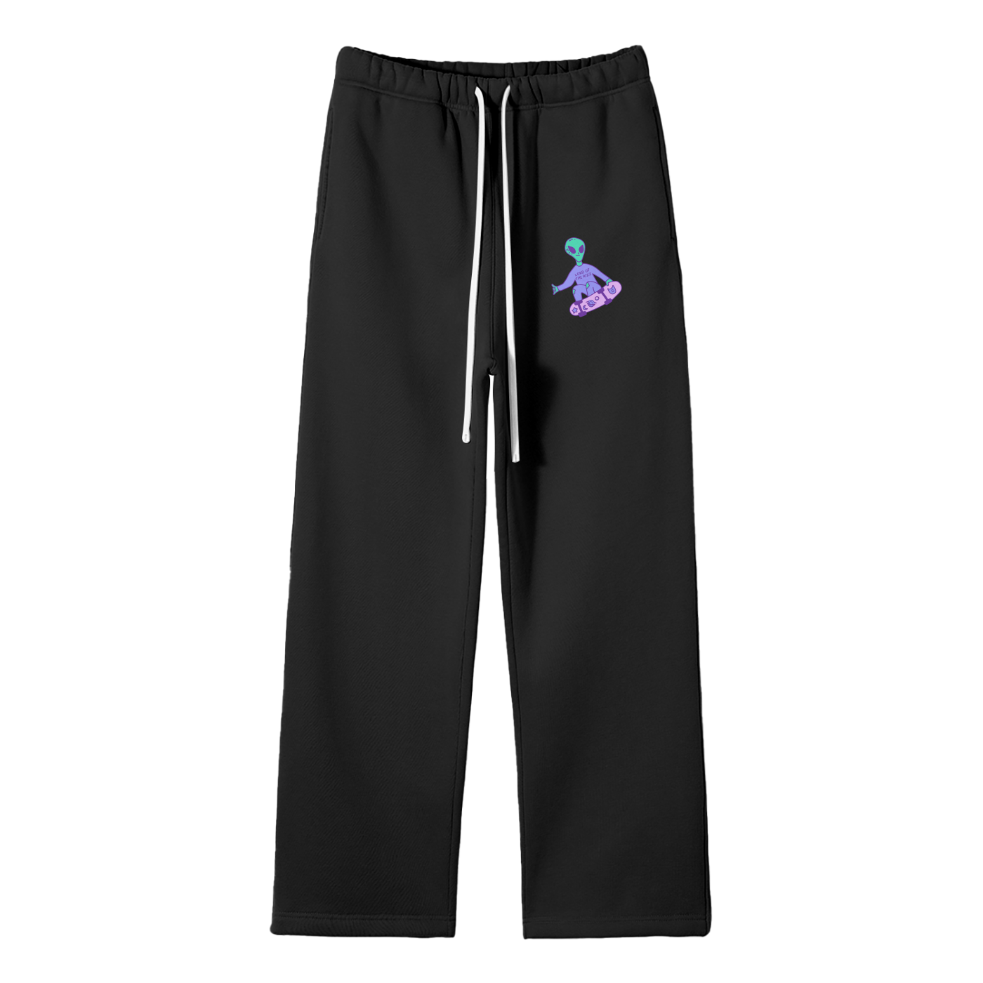 Lord Of The Rizz Streetwear Fleece Straight Leg Pants