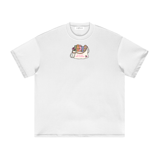 Ask Me What Book I'm Reading (Bag) Heavyweight T-Shirt