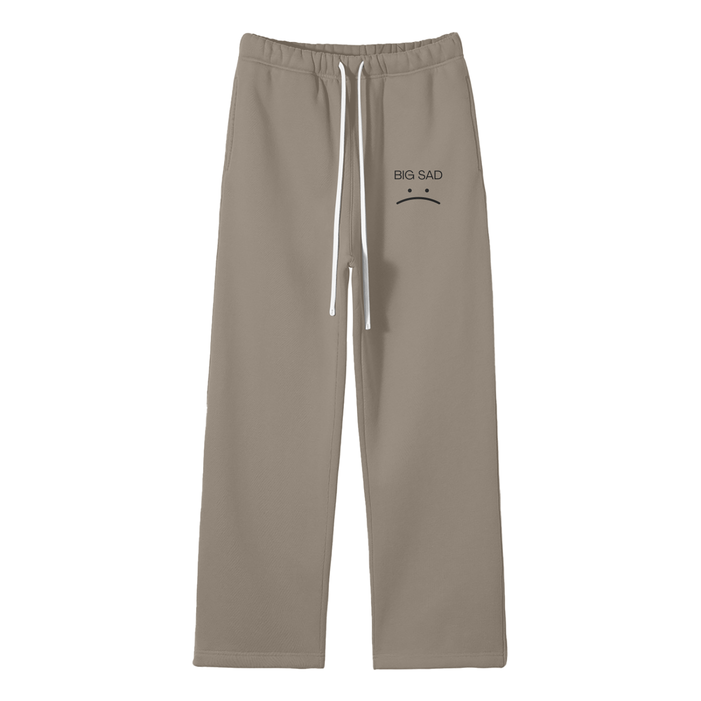 Big Sad Streetwear Fleece Straight Leg Pants
