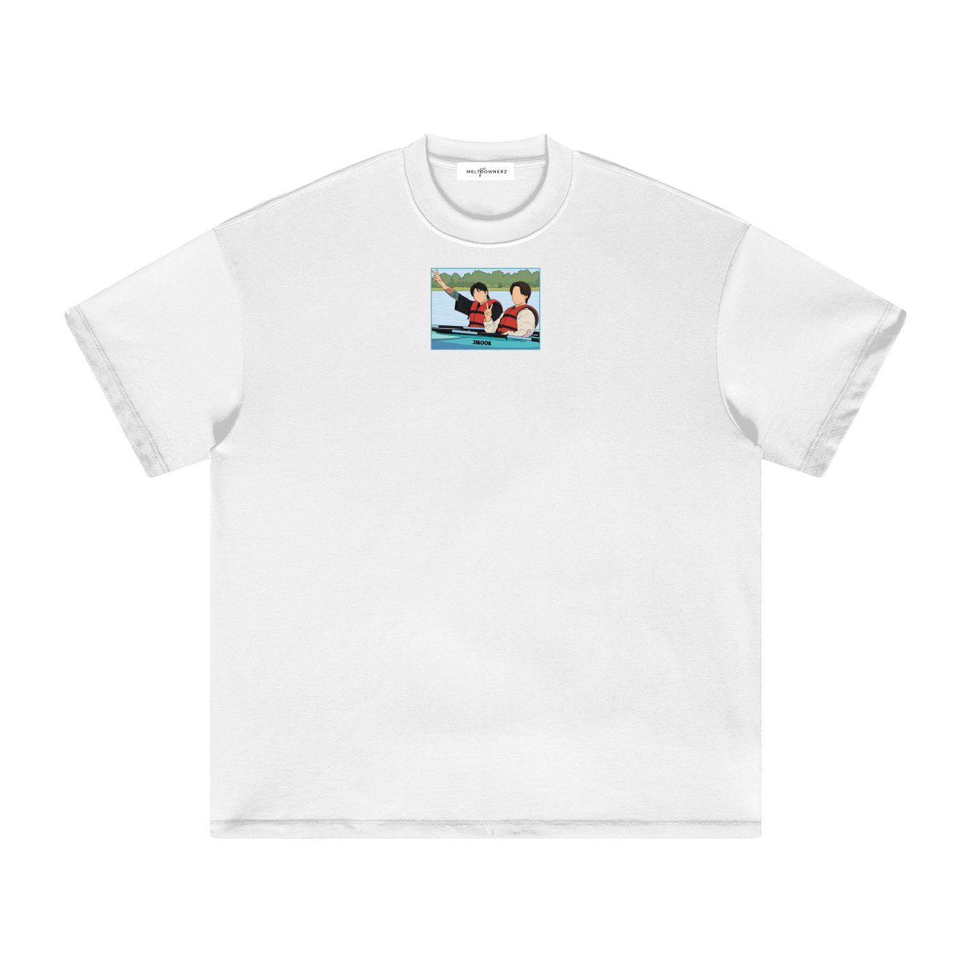 Jikook (Jungkook & Jimin Are You Sure) Heavyweight Earth Tone T-Shirt