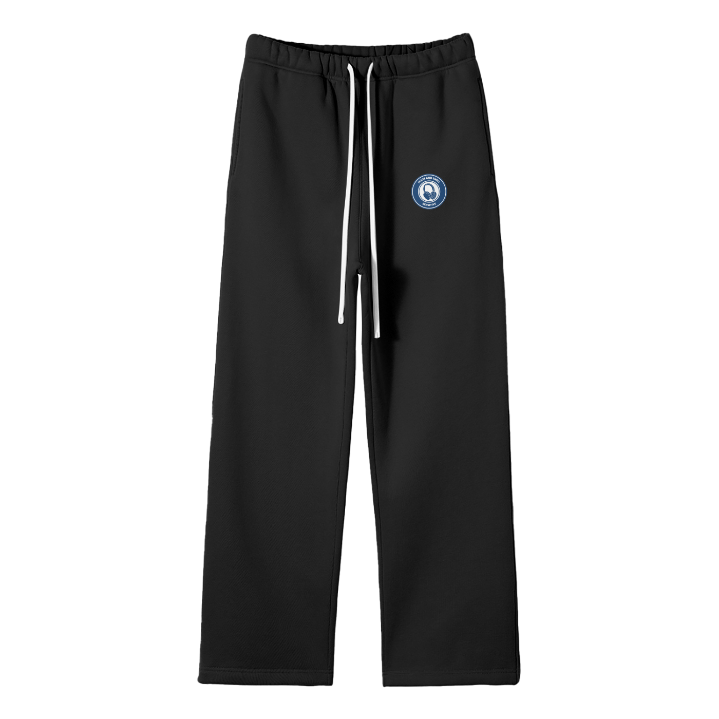 Noise & Smell Sensitive Streetwear Fleece Straight Leg Pants