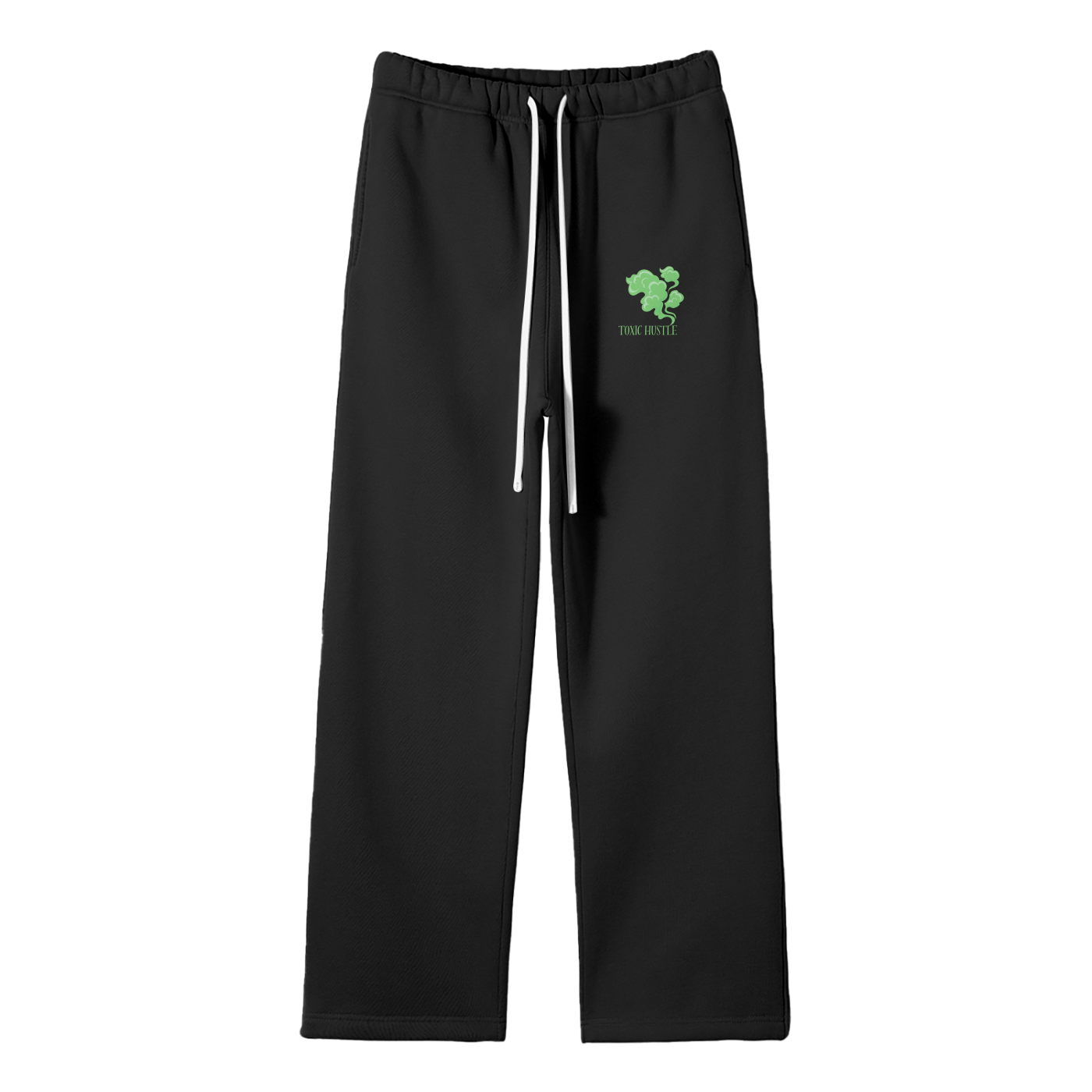 Toxic Hustle Streetwear Fleece Straight Leg Pants