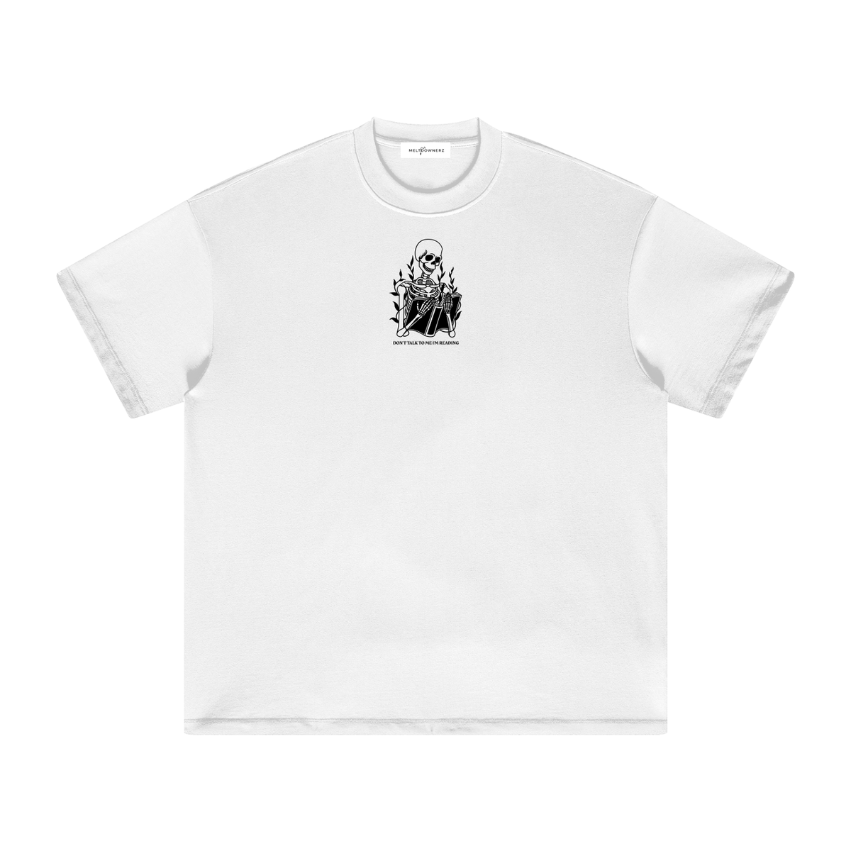 Don't Talk To Me I'm Reading (Skeleton) Heavyweight T-Shirt
