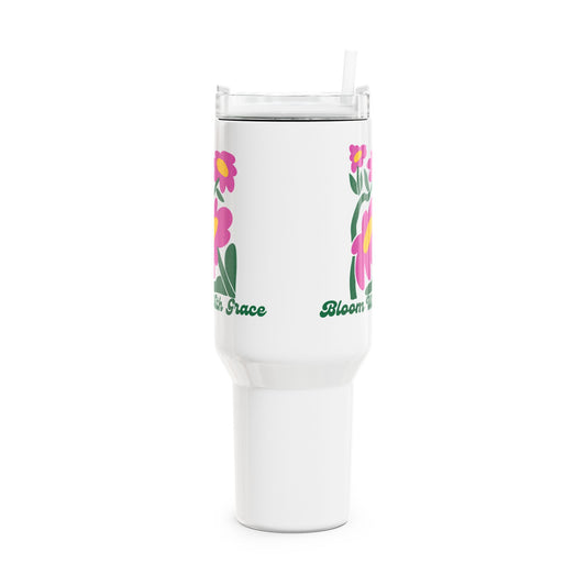 Bloom With Grace Tumbler, 40oz