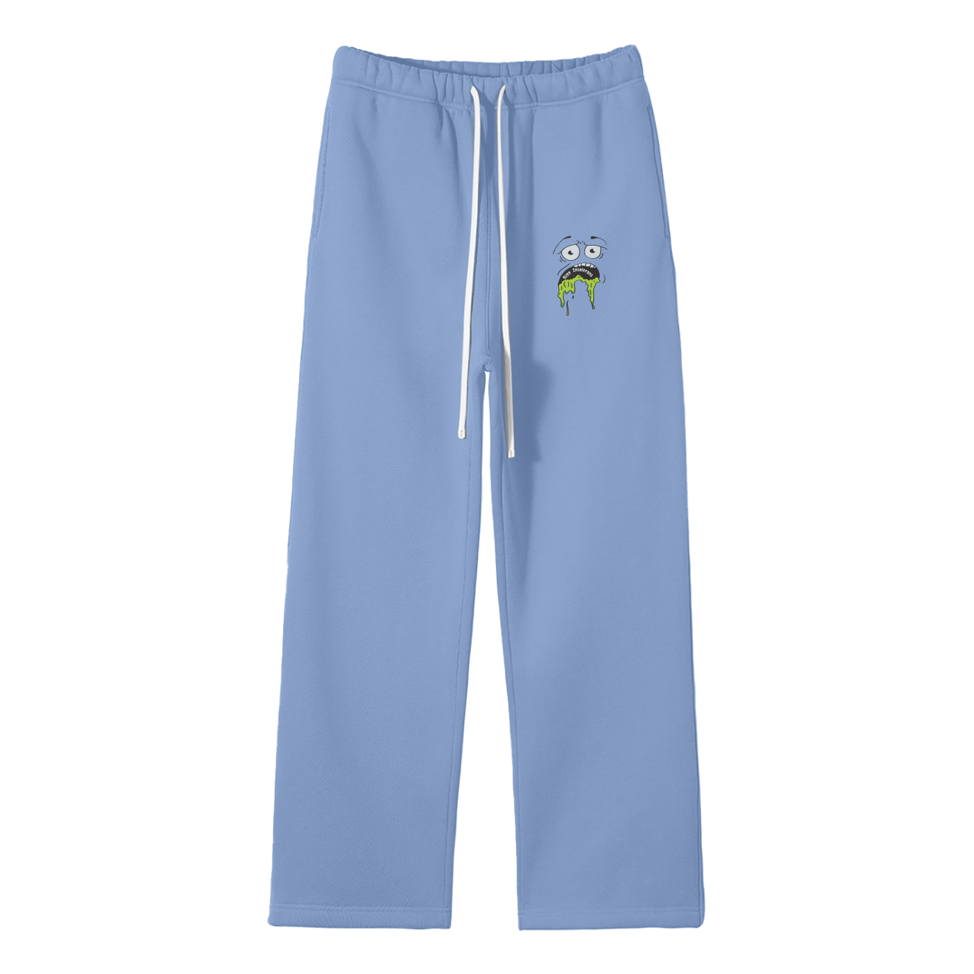 Rizz Intolerant Streetwear Fleece Straight Leg Pants