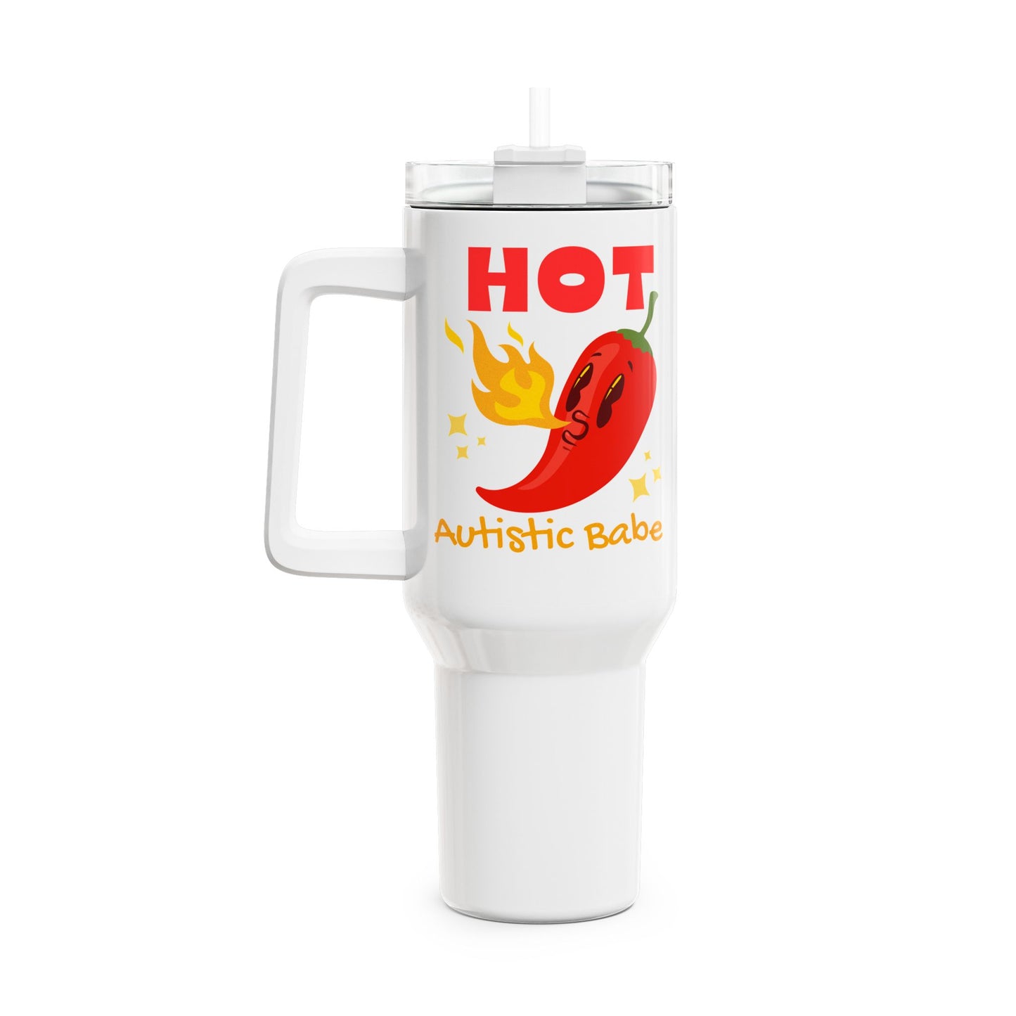 Hot Autistic Babe (1) Tumbler, 40oz