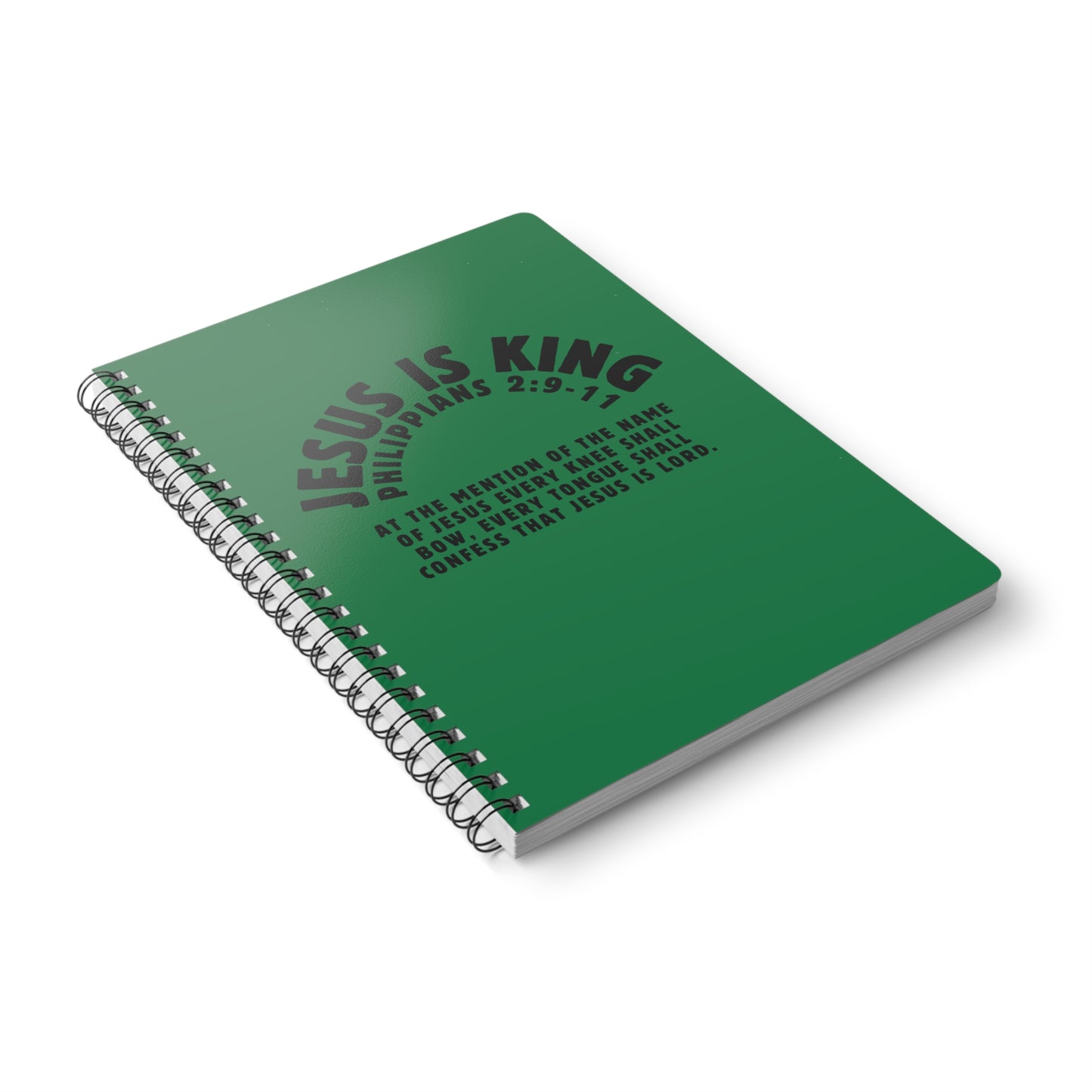 Jesus Is King Philippians Wirobound Softcover Notebook, A5