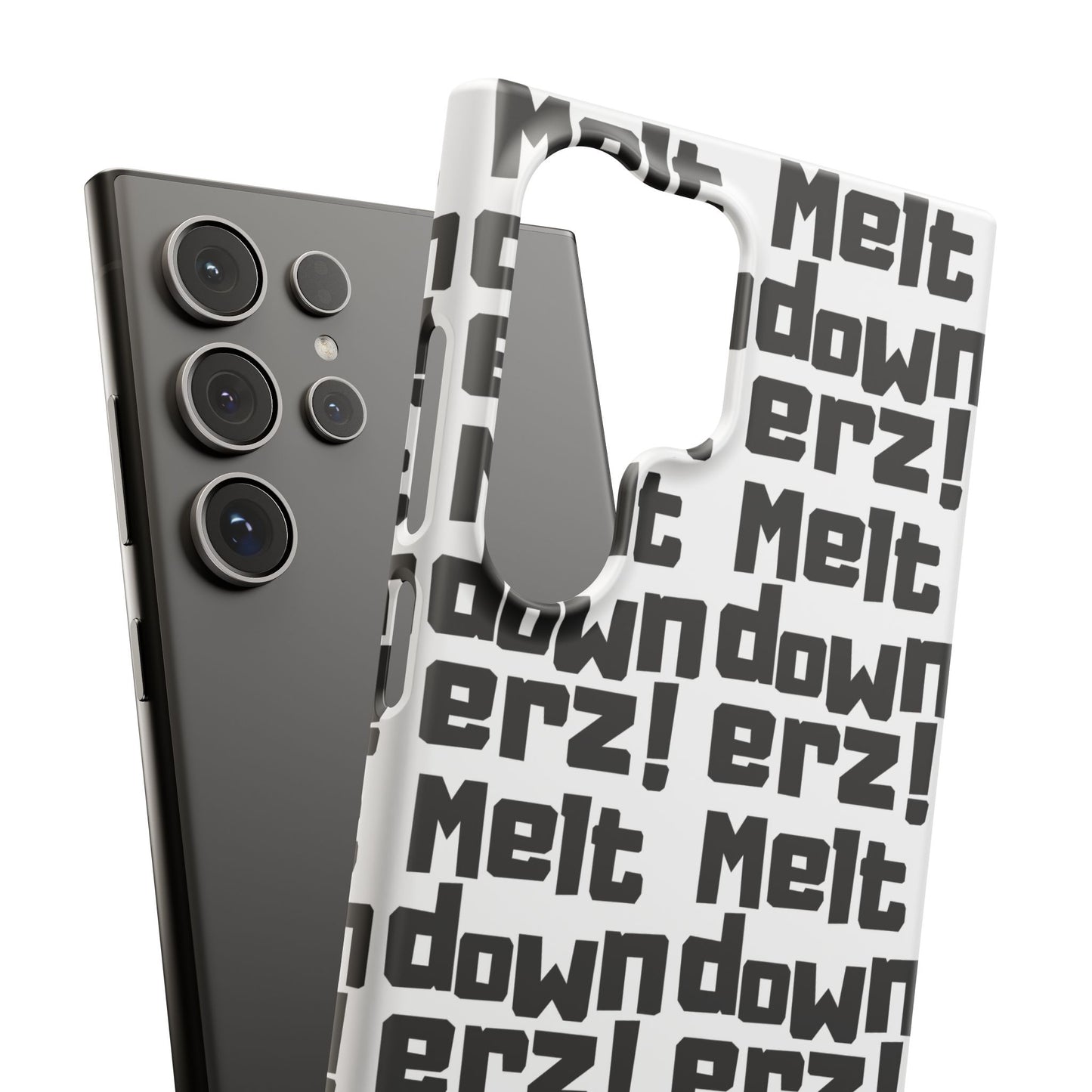 Meltdownerz Print Snap Cases