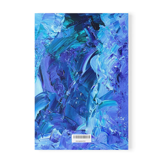 Waves Of Sapphire Softcover Notebook, A5